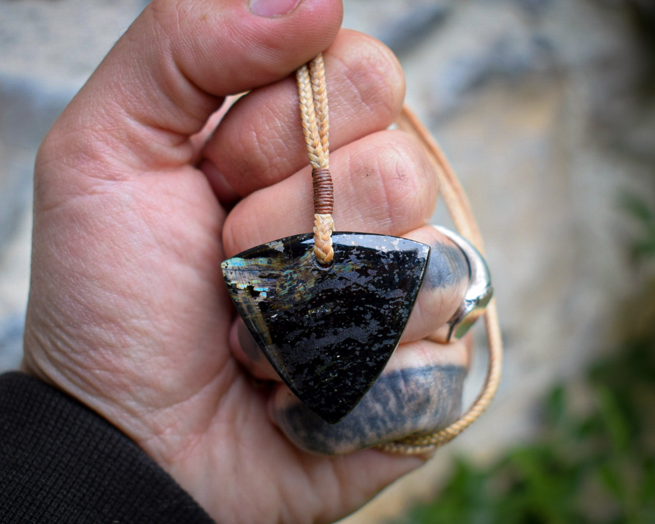 Pendentif Nuummite - Groenland