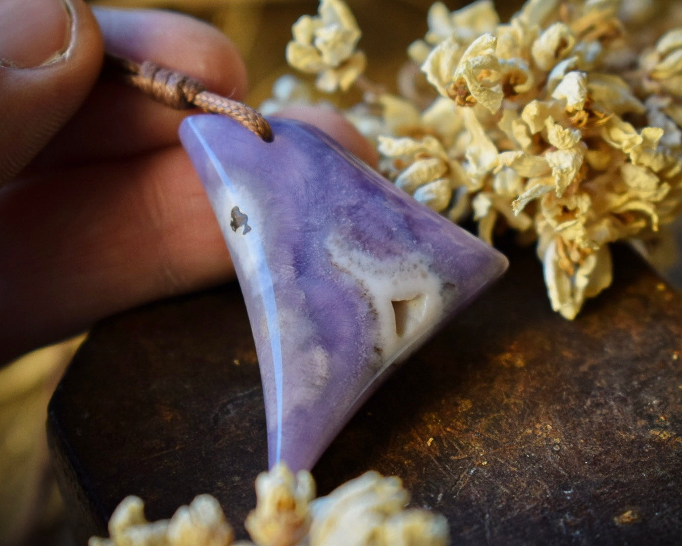 Pendentif Agate Sheep Bridge — Arizona