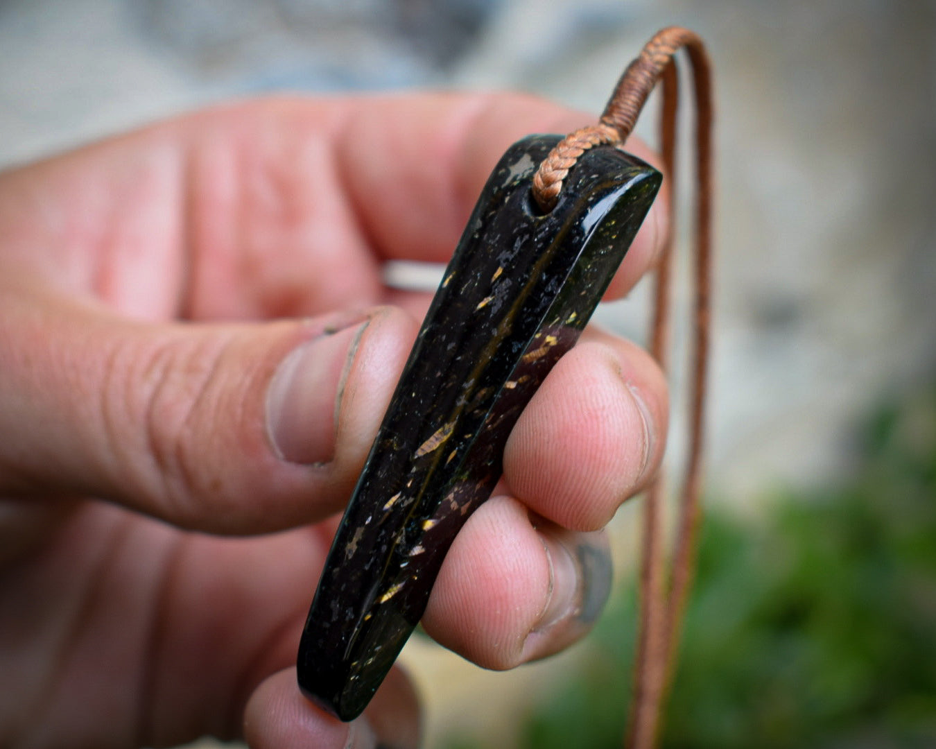 Pendentif Nuummite - Groenland