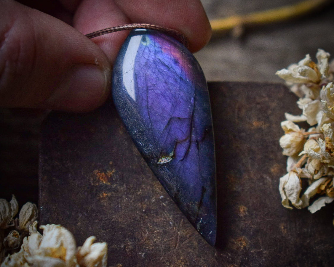 Pendentif Labradorite — Madagascar