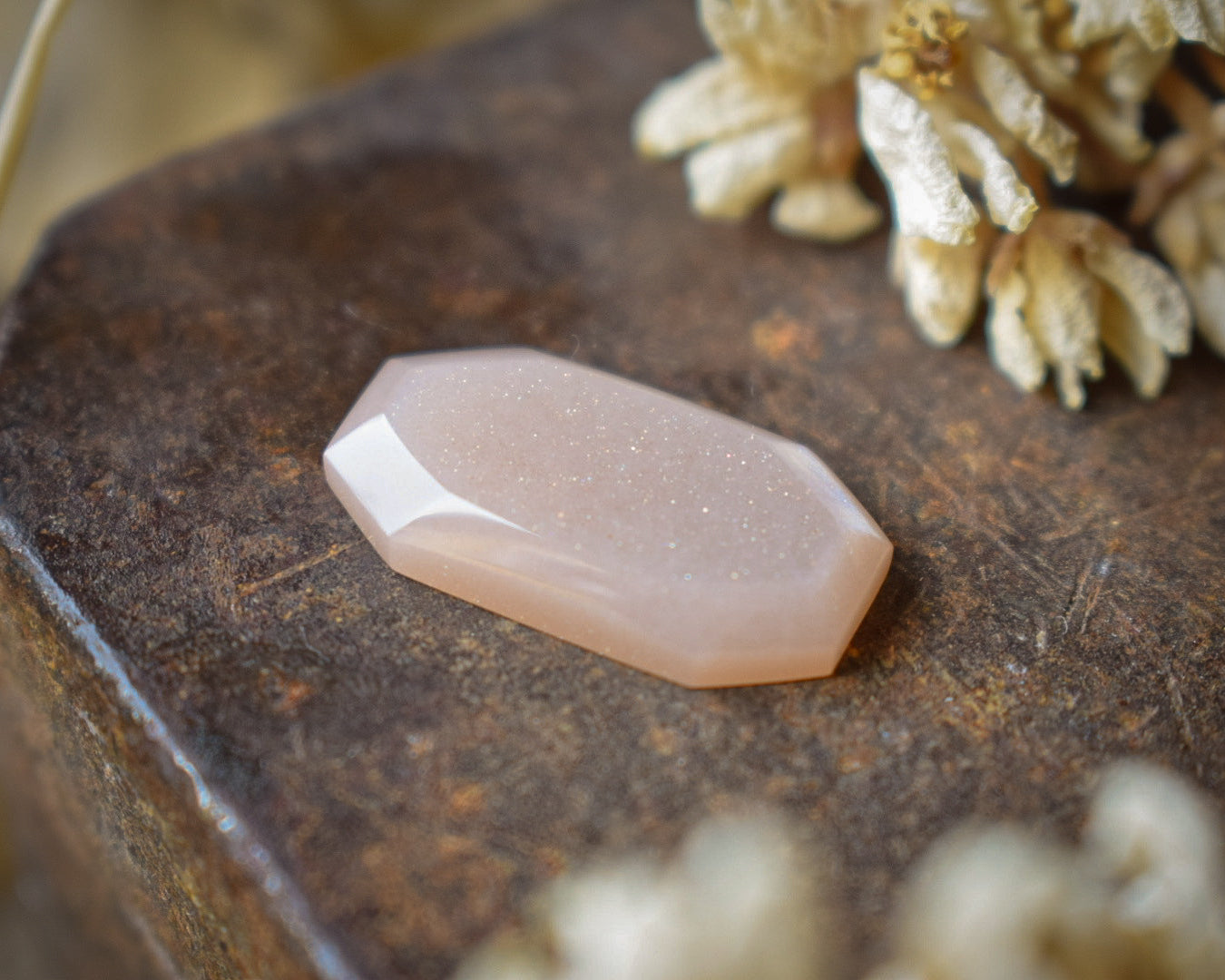 Cabochon Pierre de Lune Adulaire — Inde