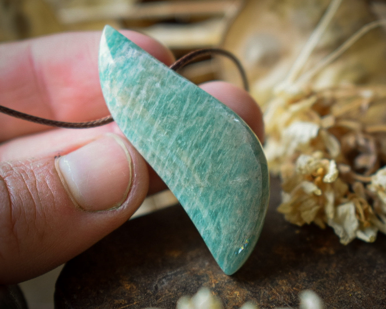 Pendentif Amazonite — Brésil