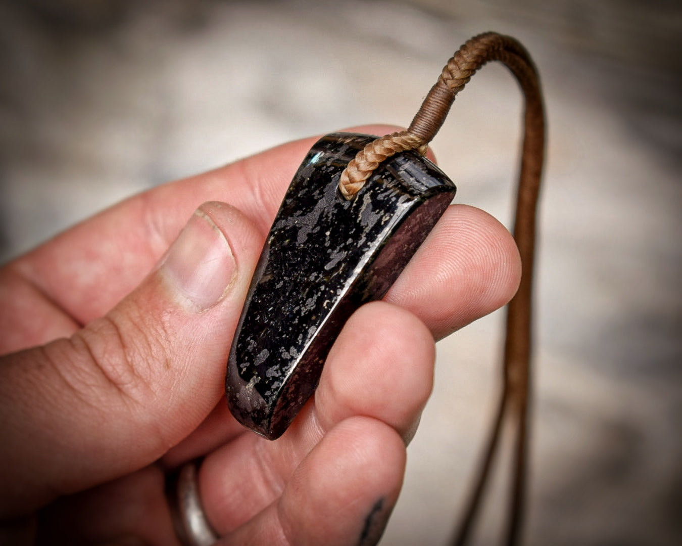 Pendentif Nuummite - Groenland