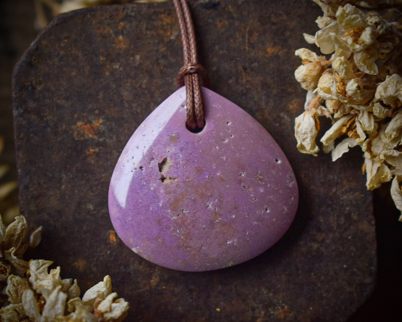 Pendentif Phosphosidérite — Chili