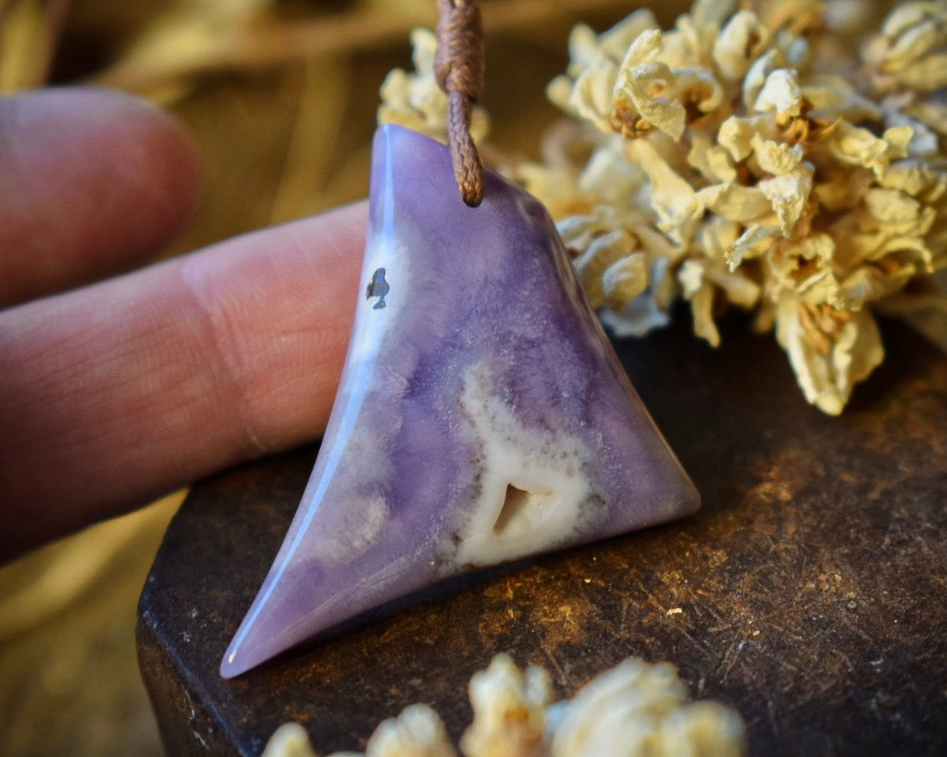 Pendentif Agate Sheep Bridge — Arizona