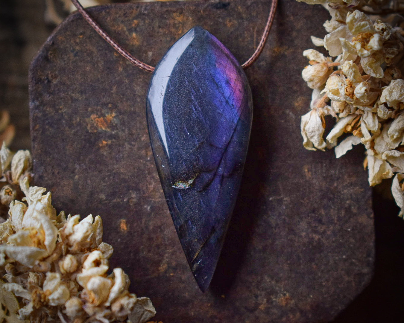 Pendentif Labradorite — Madagascar