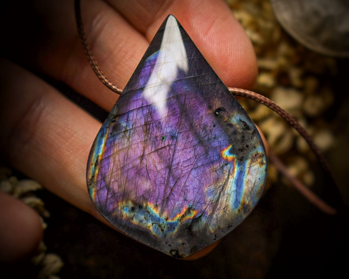 Pendentif Labradorite — Madagascar