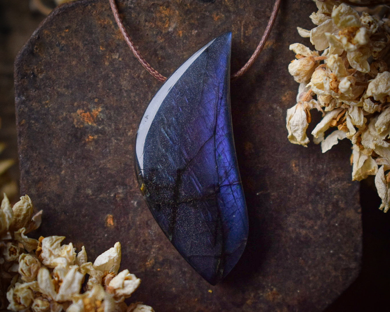 Pendentif Labradorite — Madagascar