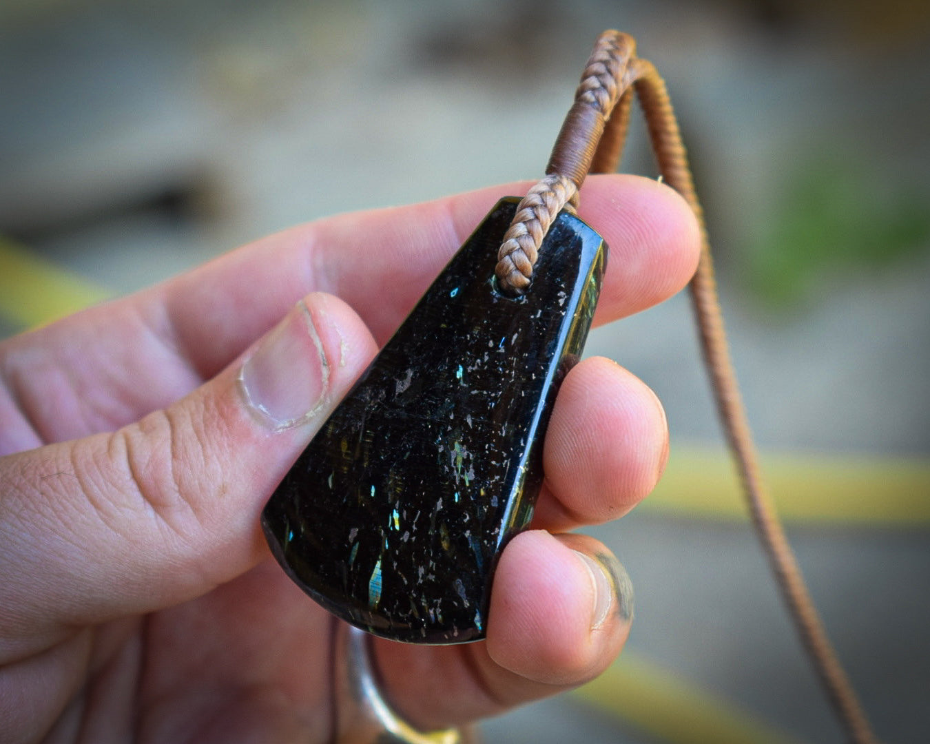 Pendentif Nuummite - Groenland