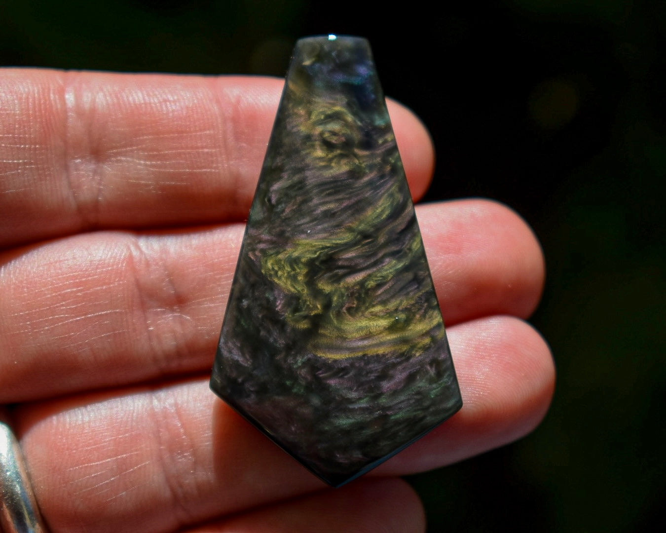 Cabochon Obsidienne Mantahuichol - Mexique
