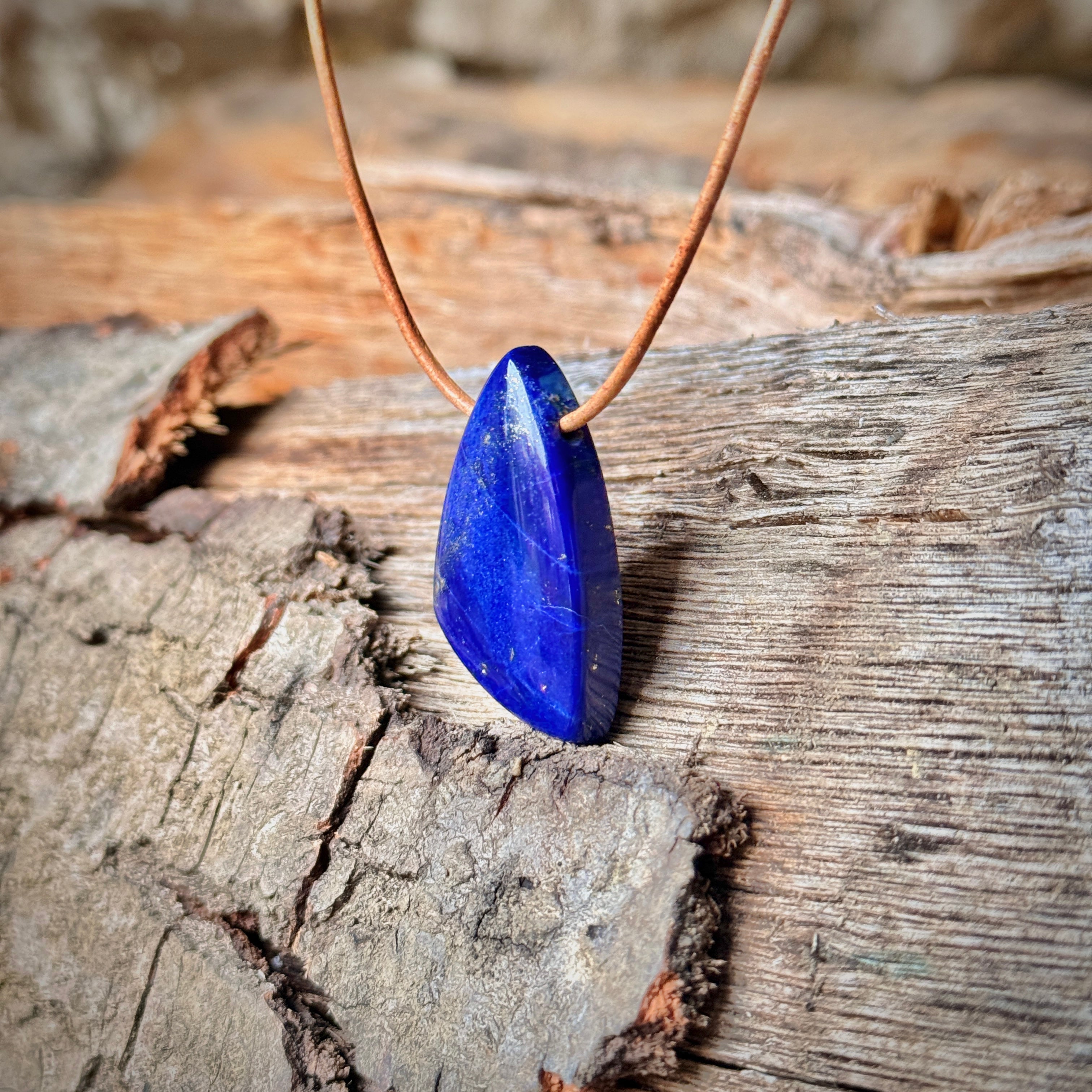 Pendentif Lapis Lazuli - Taillé en France