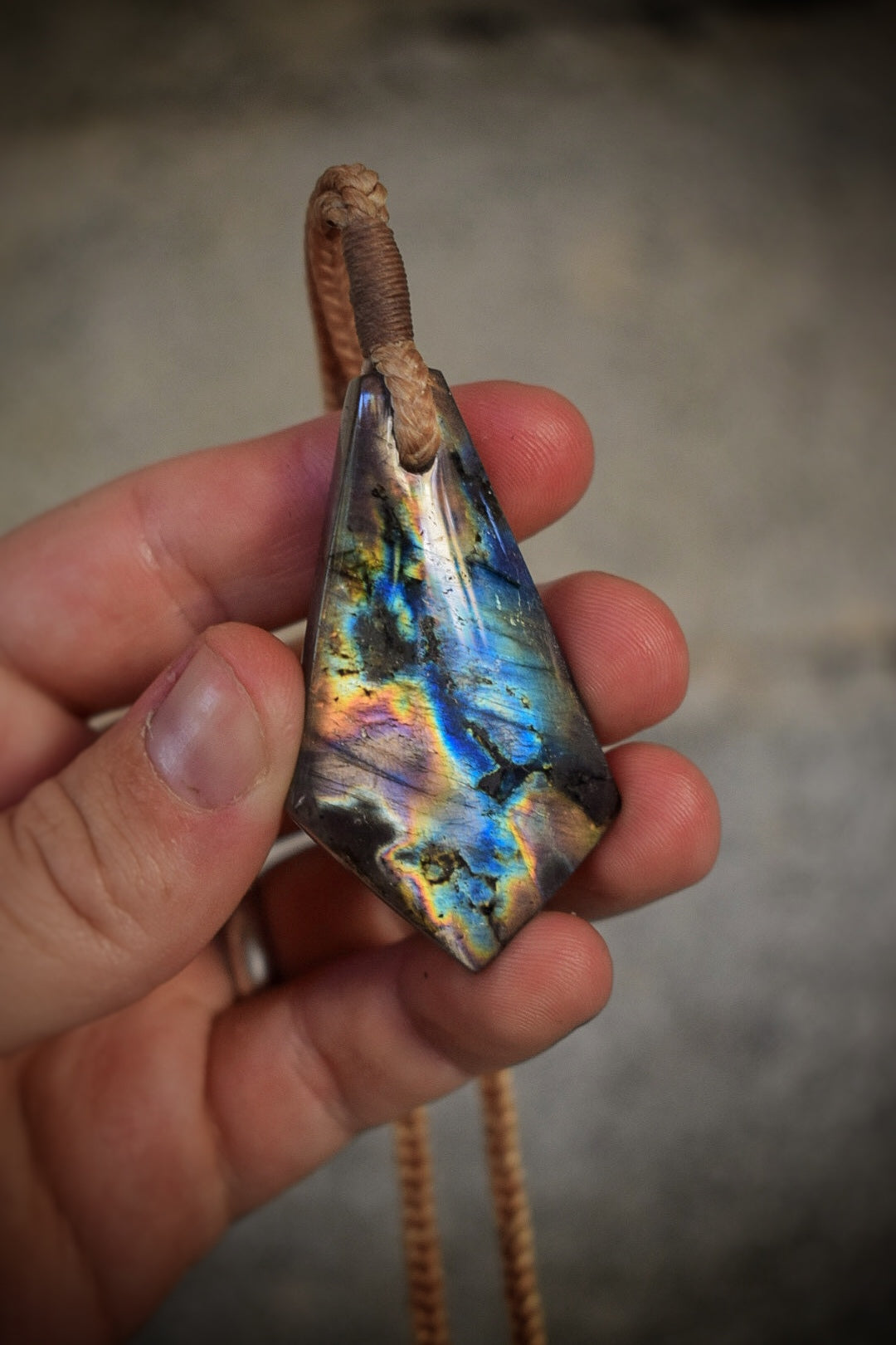 Pendentif Labradorite - Madagascar