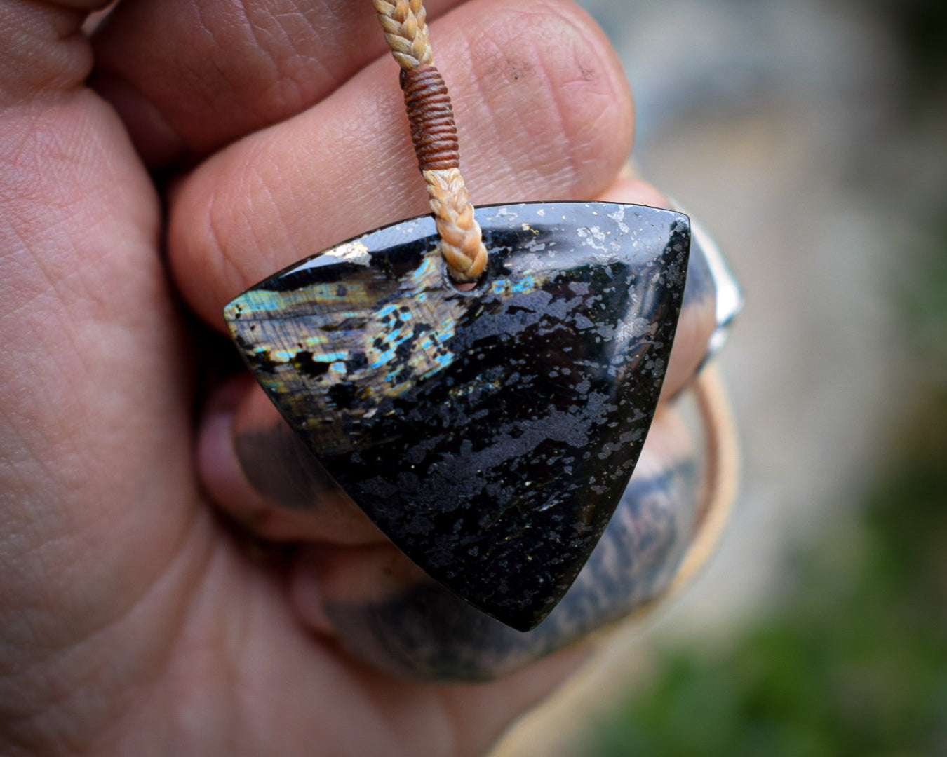 Pendentif Nuummite - Groenland