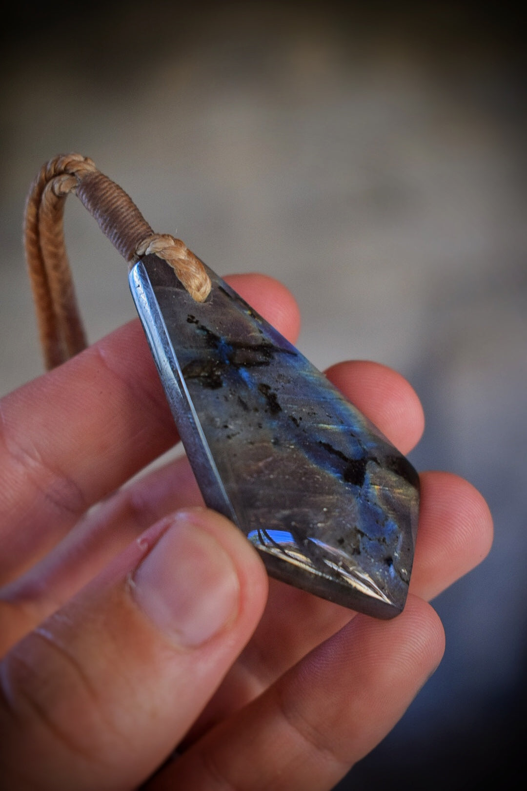 Pendentif Labradorite - Madagascar