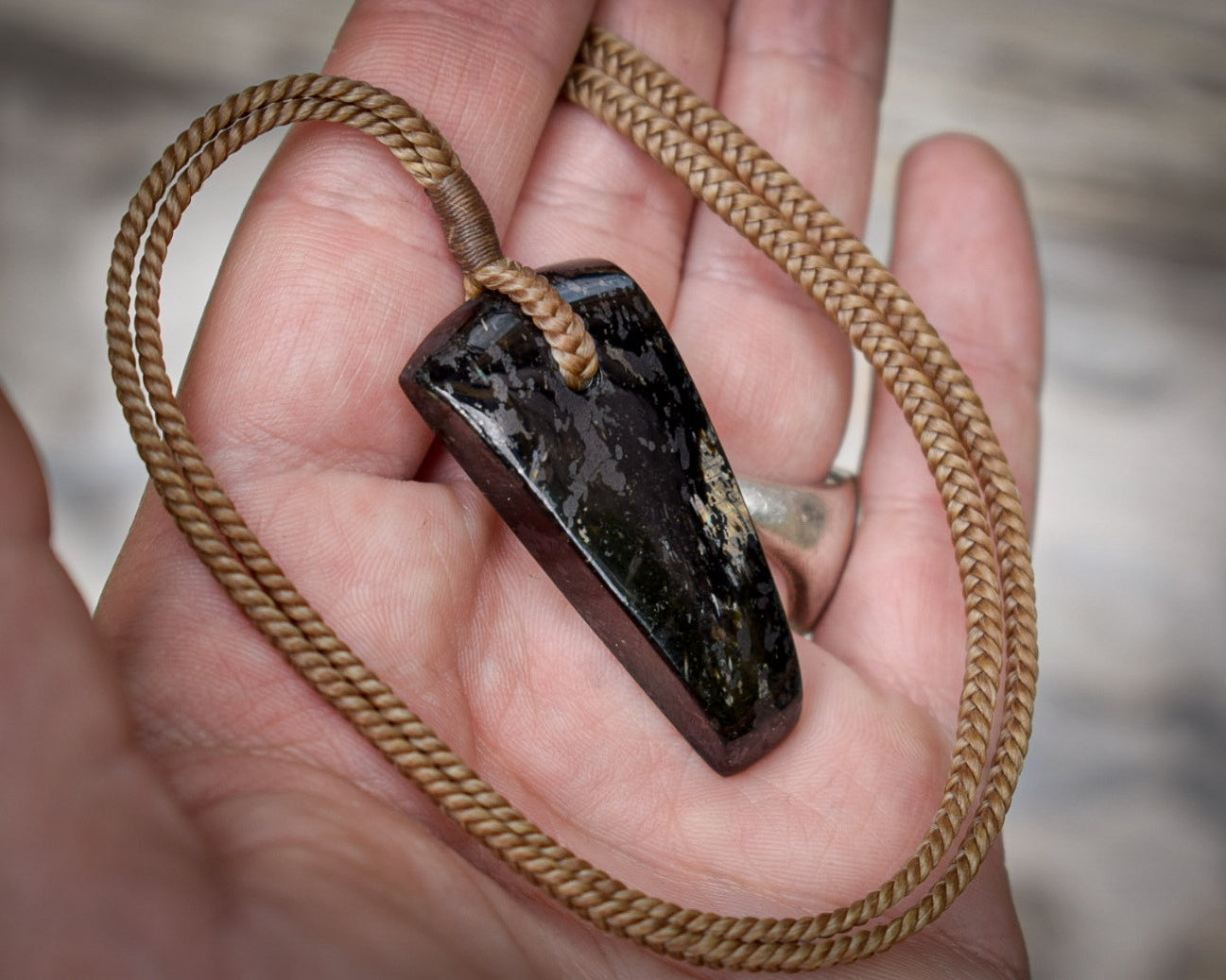 Pendentif Nuummite - Groenland
