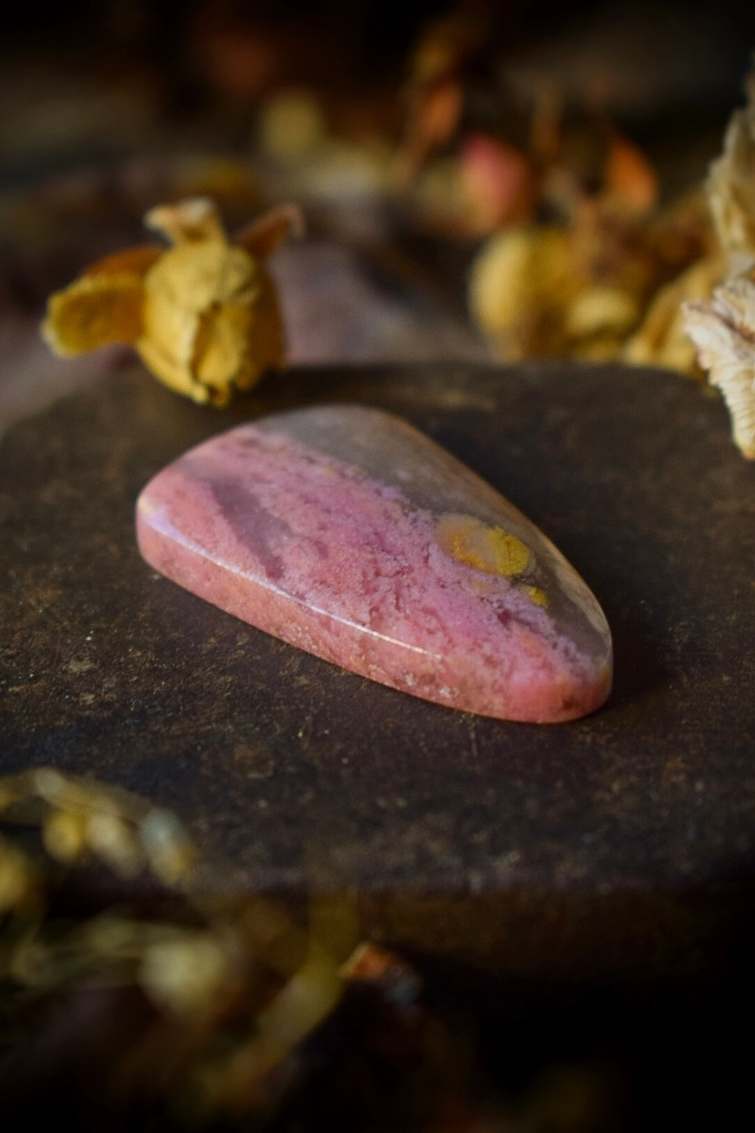 Cabochon Rhodonite - Mont Viso