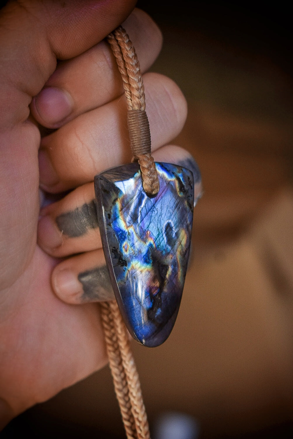 Pendentif Labradorite - Madagascar