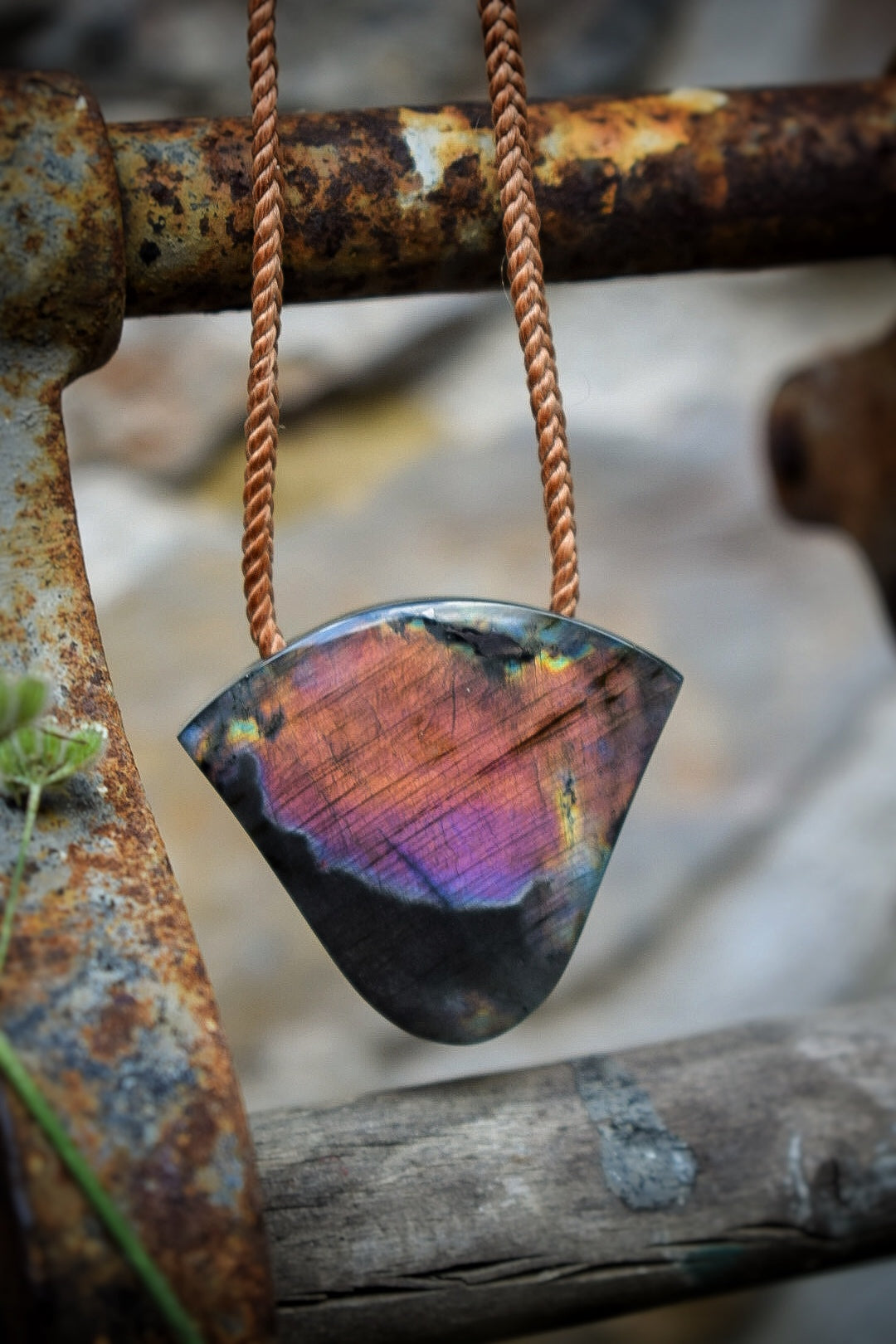 Pendentif Labradorite - Madagascar