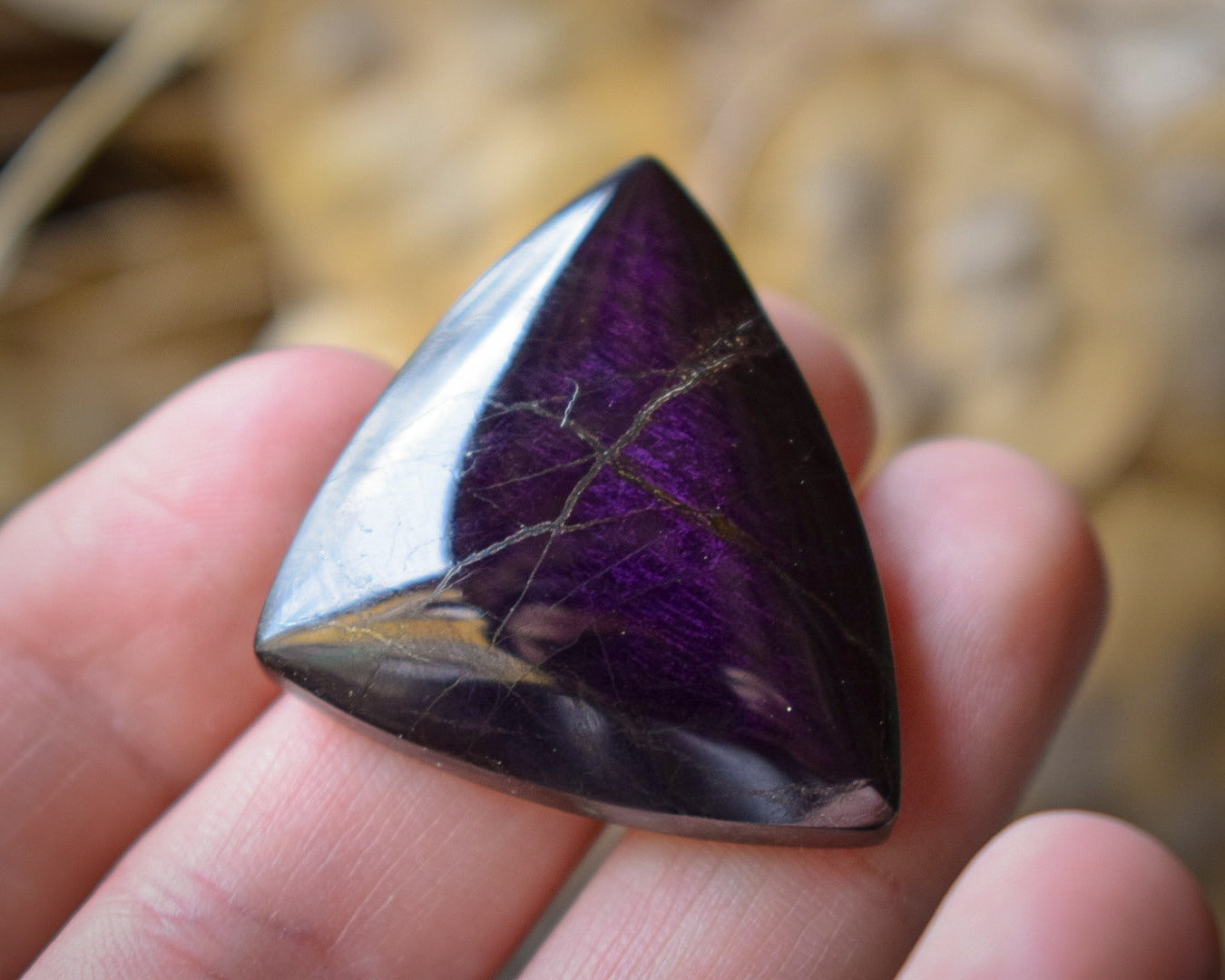 Cabochon Purpurite — Namibie