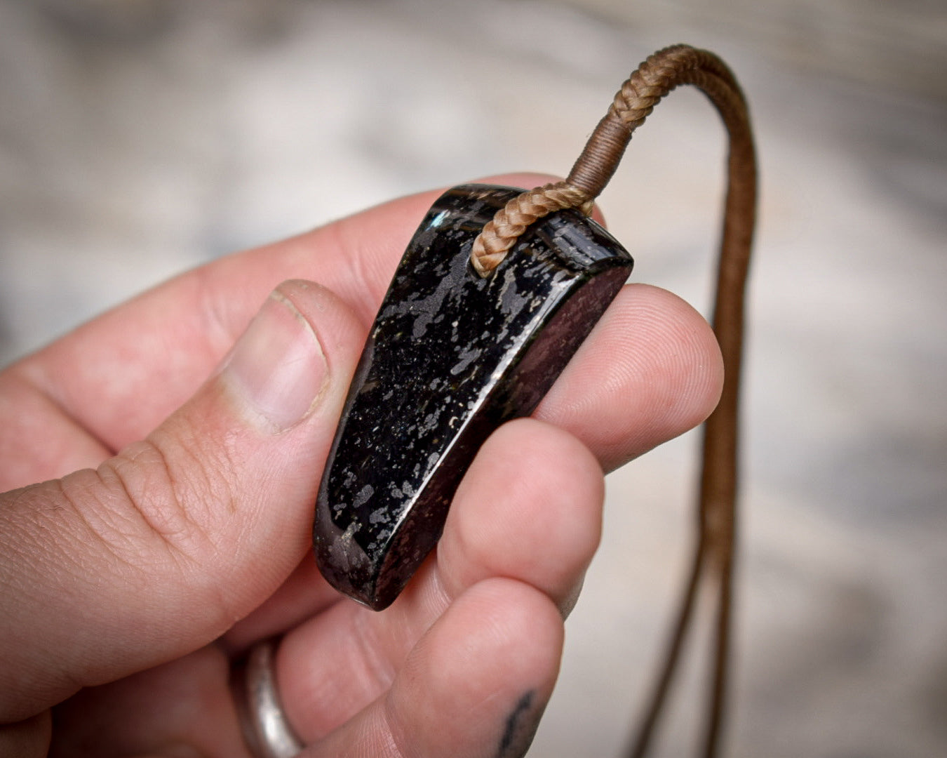 Pendentif Nuummite - Groenland