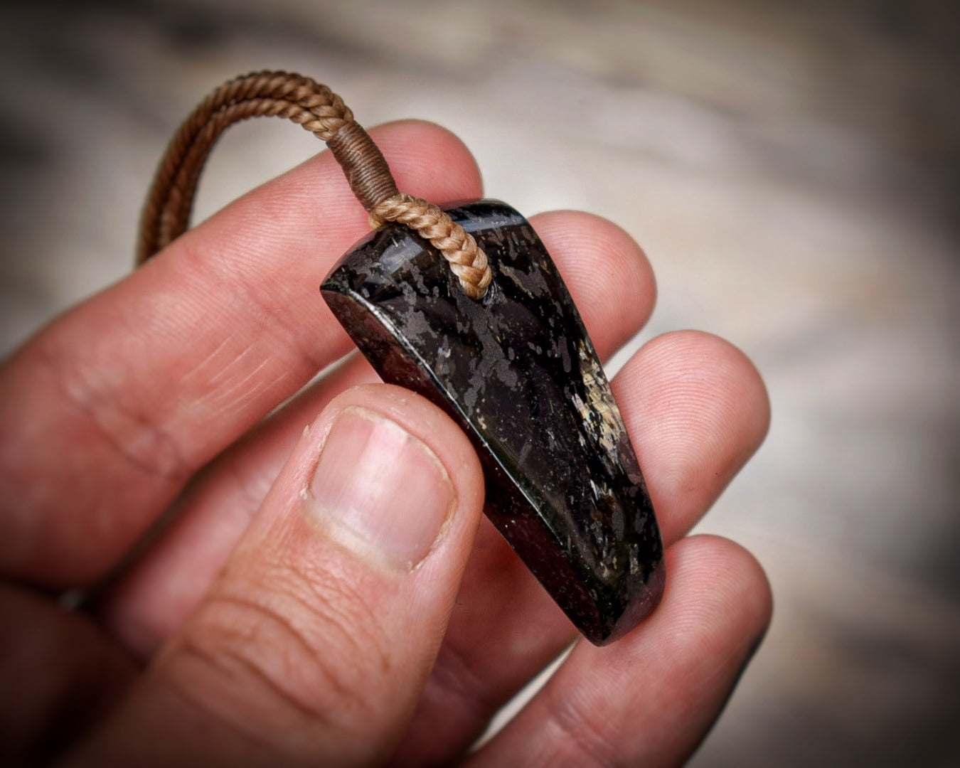 Pendentif Nuummite - Groenland