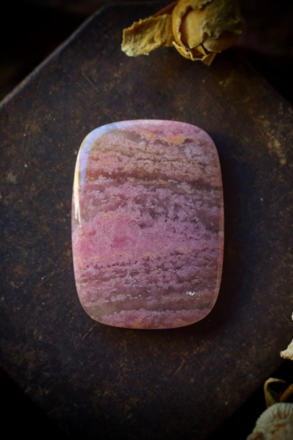 Cabochon Rhodonite - Mont Viso