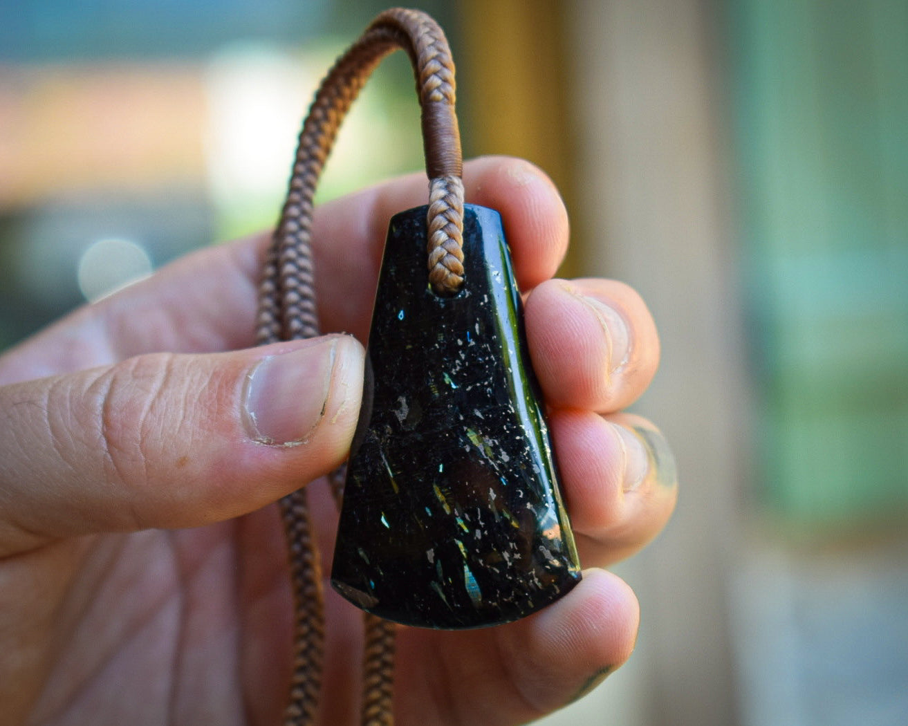Pendentif Nuummite - Groenland