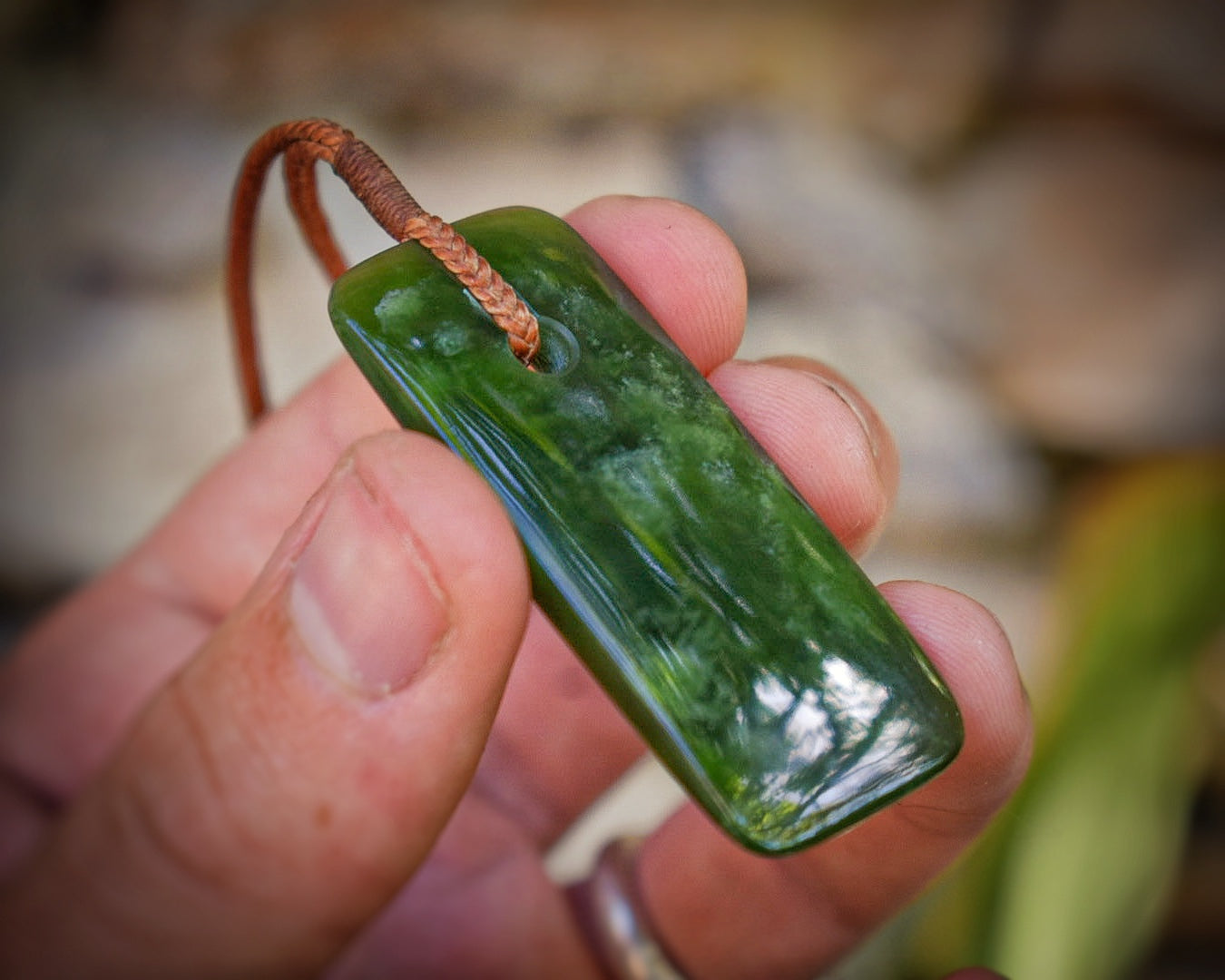 Pendentif Jade Néphrite - Sibérie
