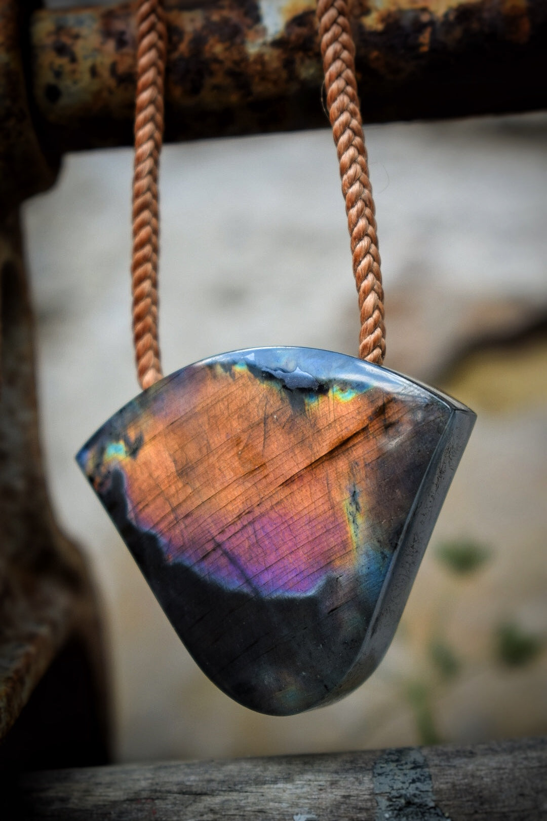 Pendentif Labradorite - Madagascar