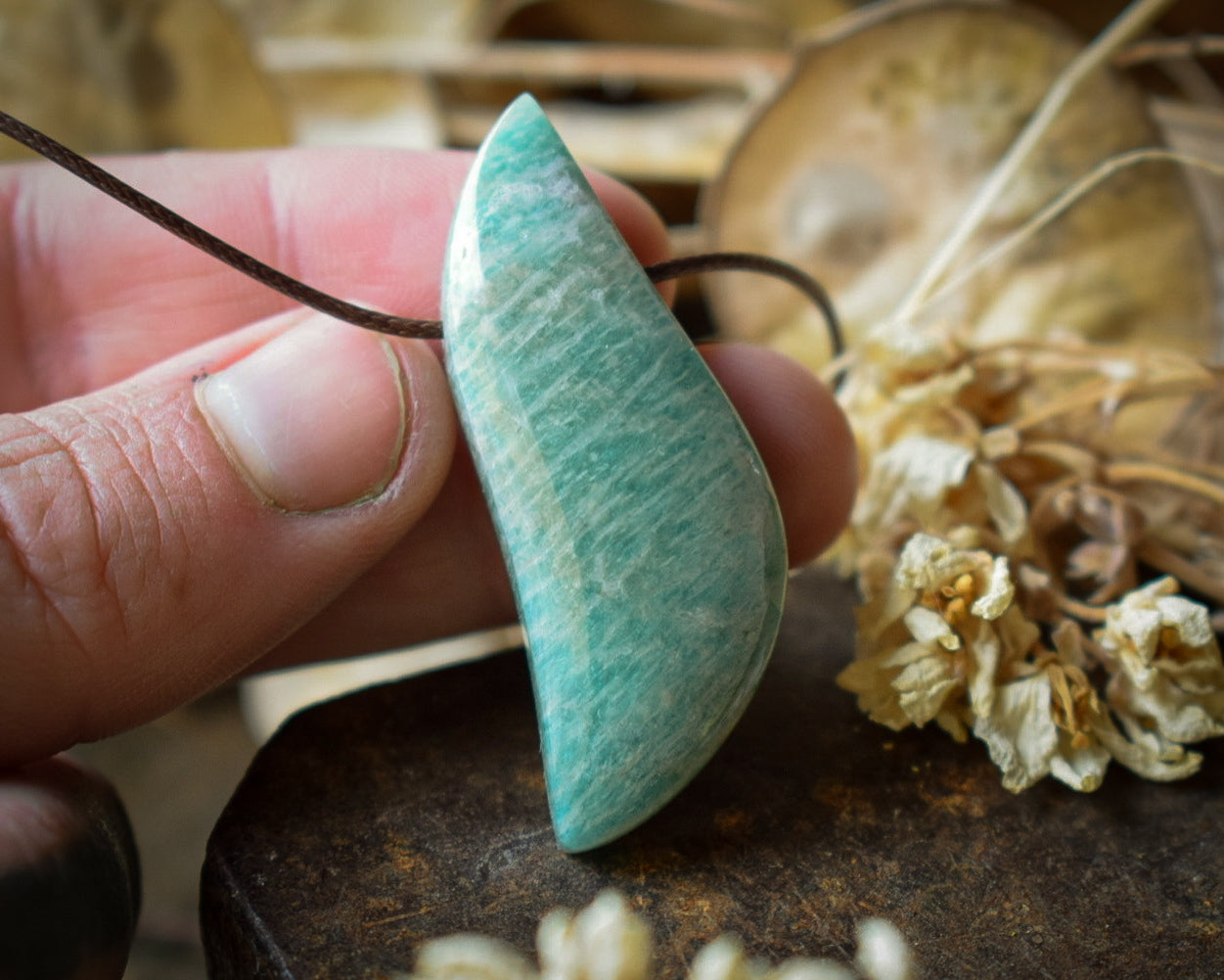 Pendentif Amazonite — Brésil