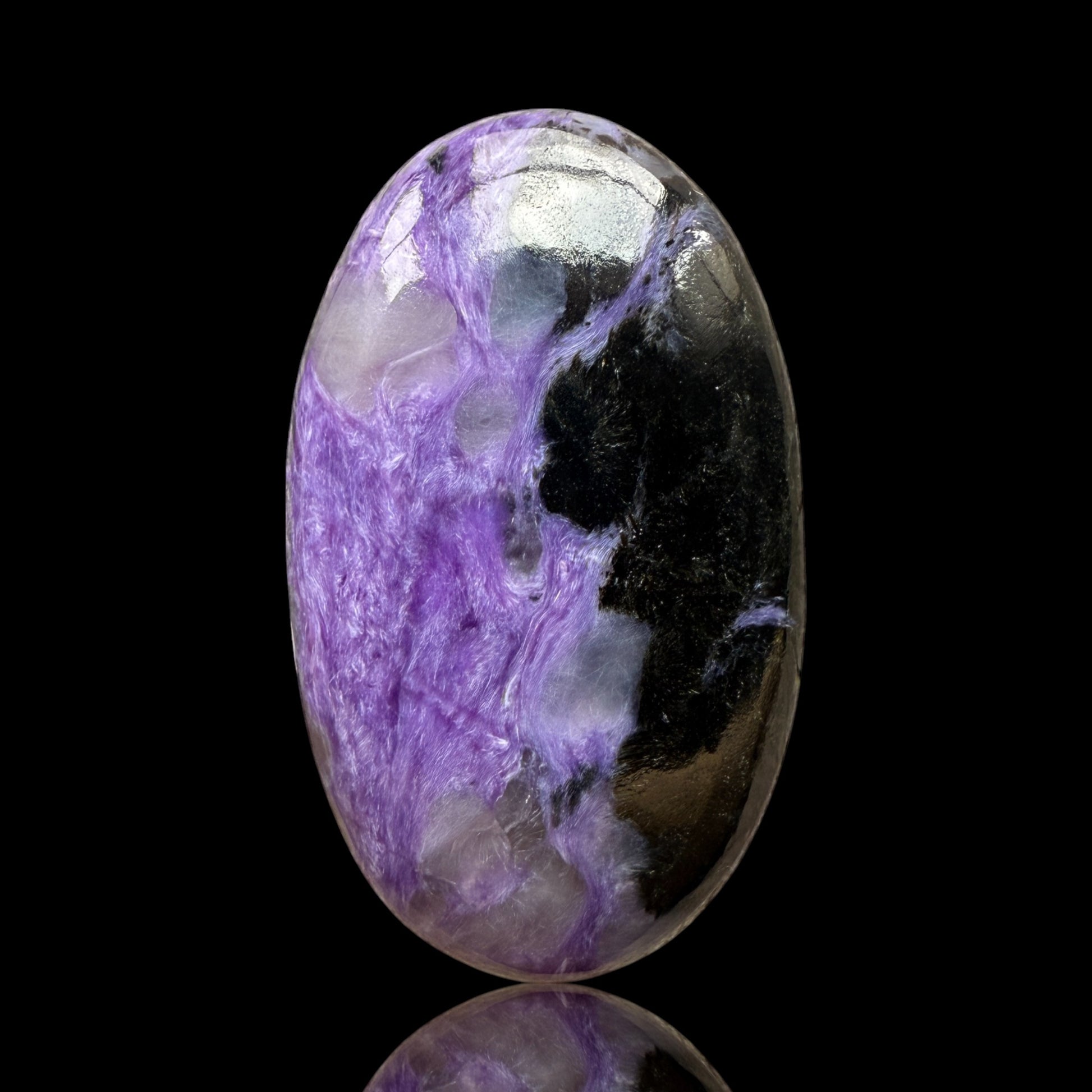 Cabochon Charoïte Aegirine