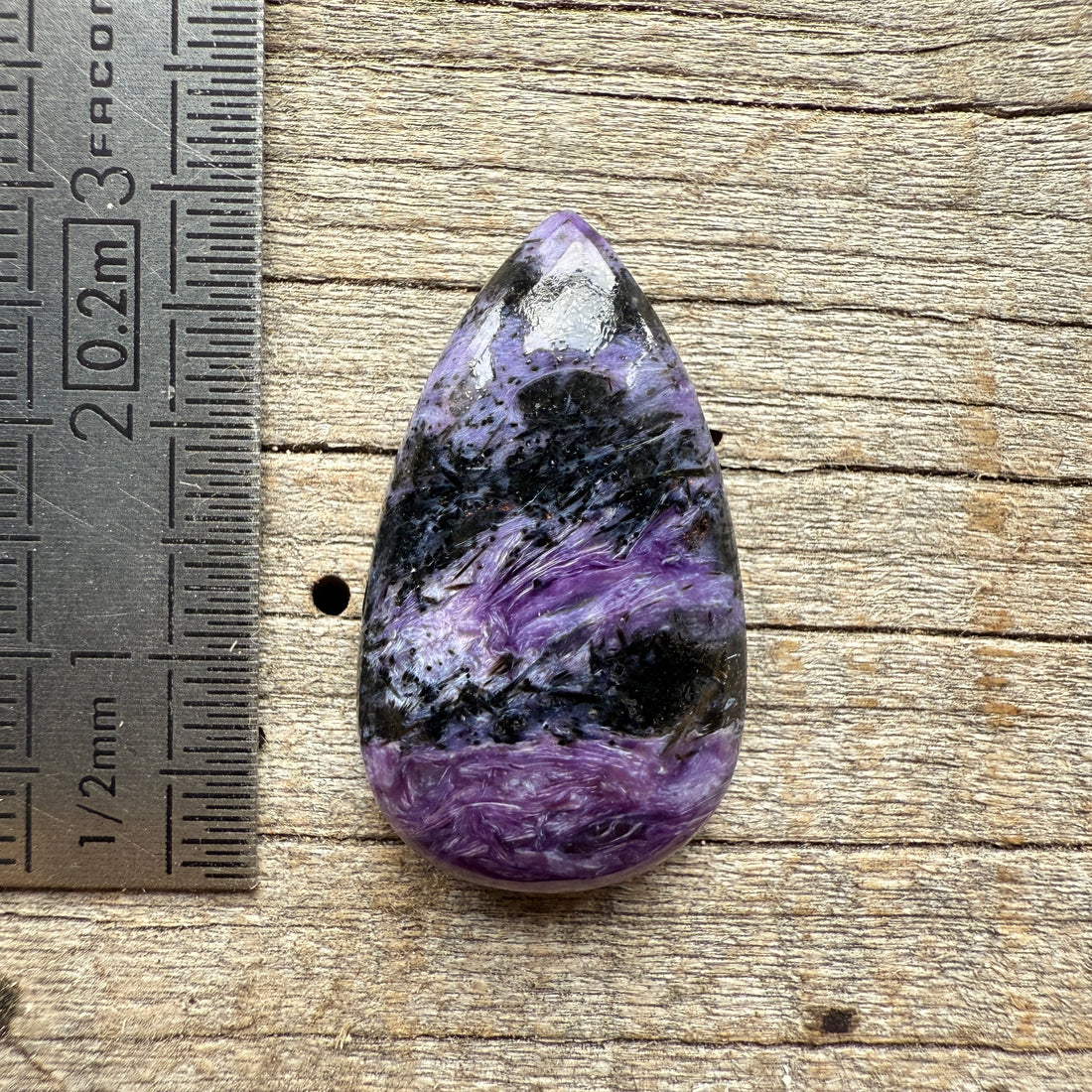 Cabochon Charoïte Aegirine