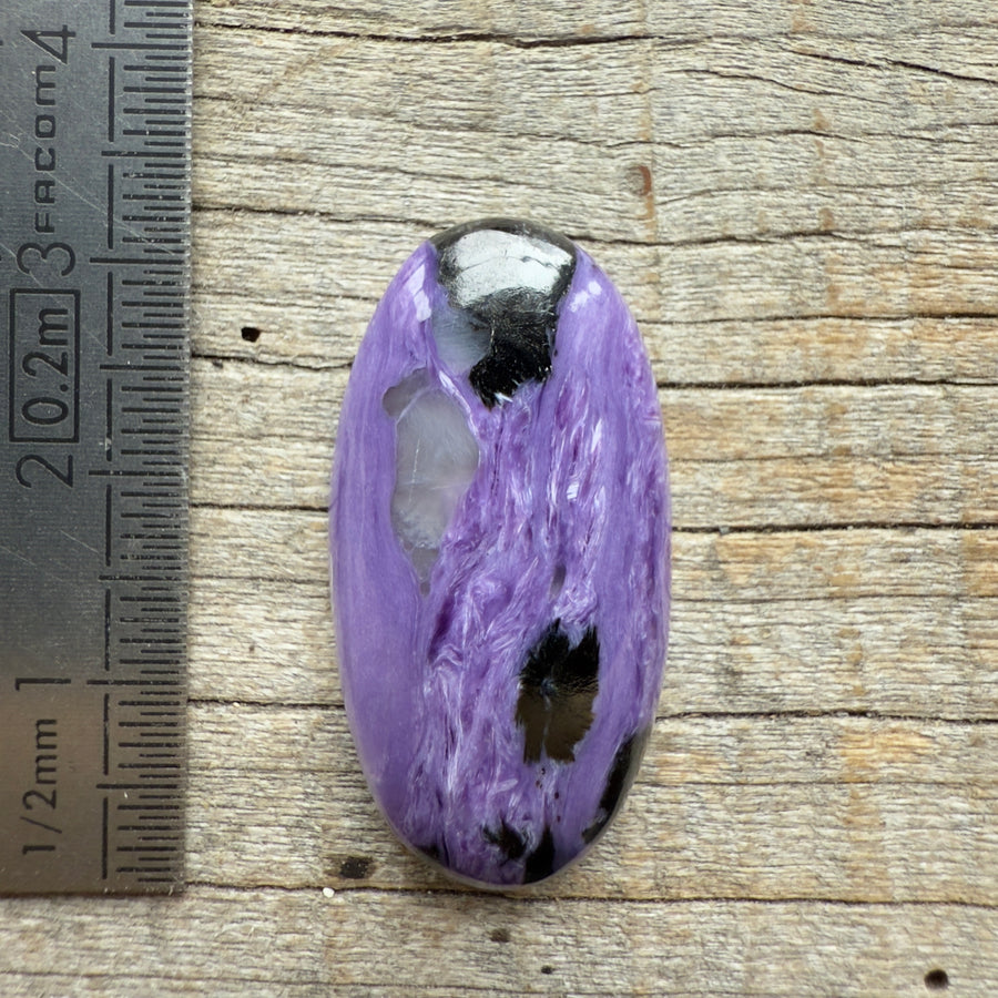 Cabochon Charoïte Aegirine