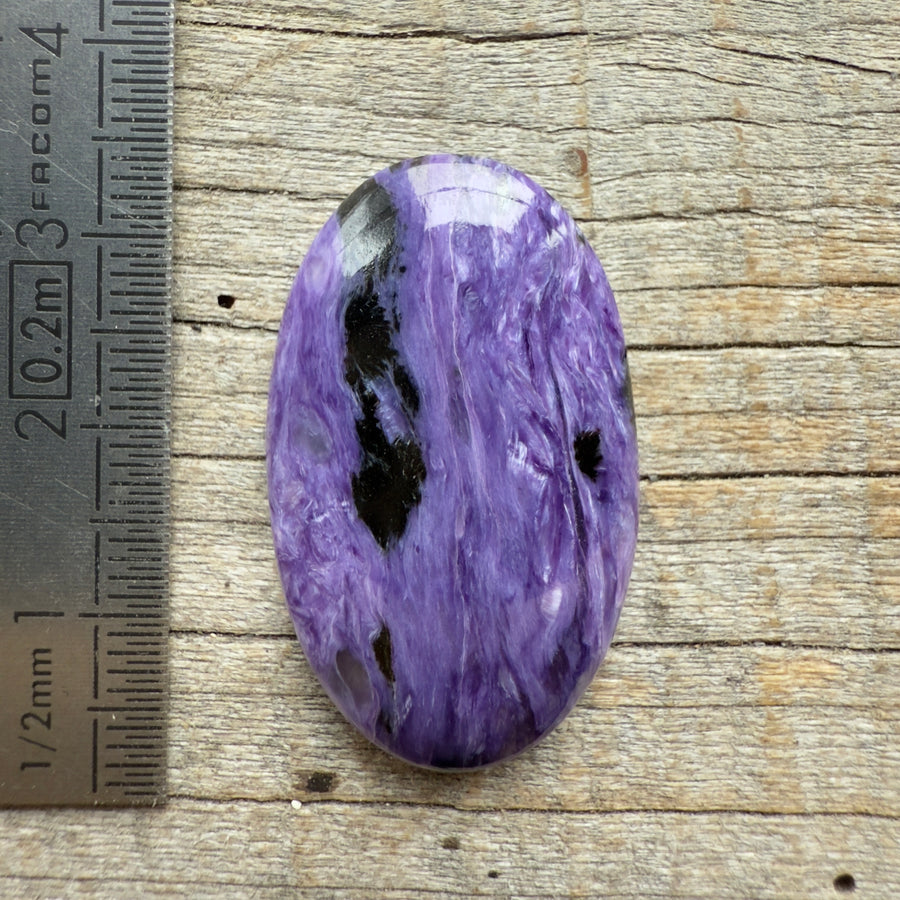 Cabochon Charoïte Aegirine