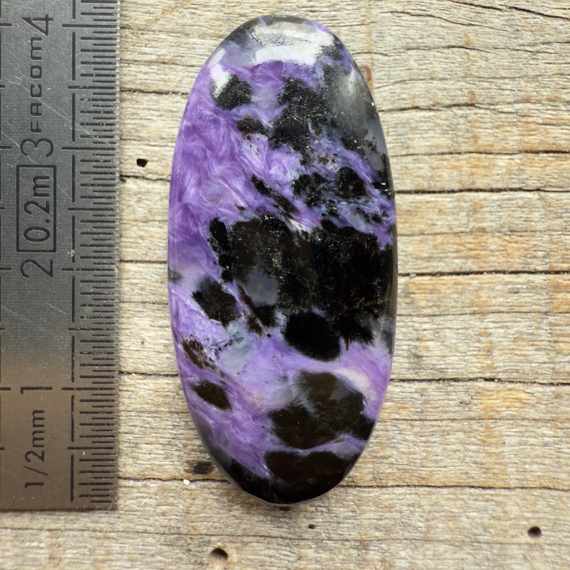 Cabochon Charoïte Aegirine