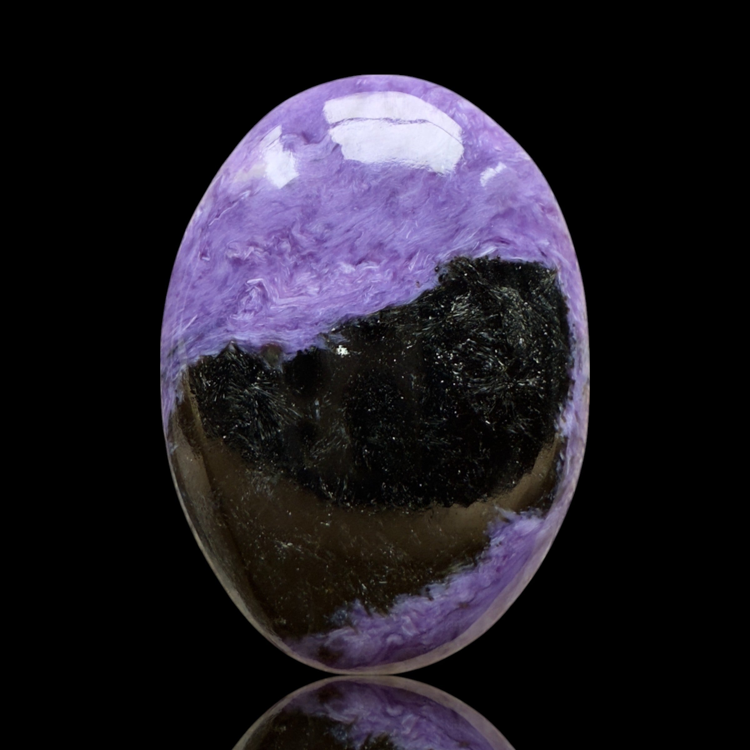 Cabochon Charoïte Aegirine