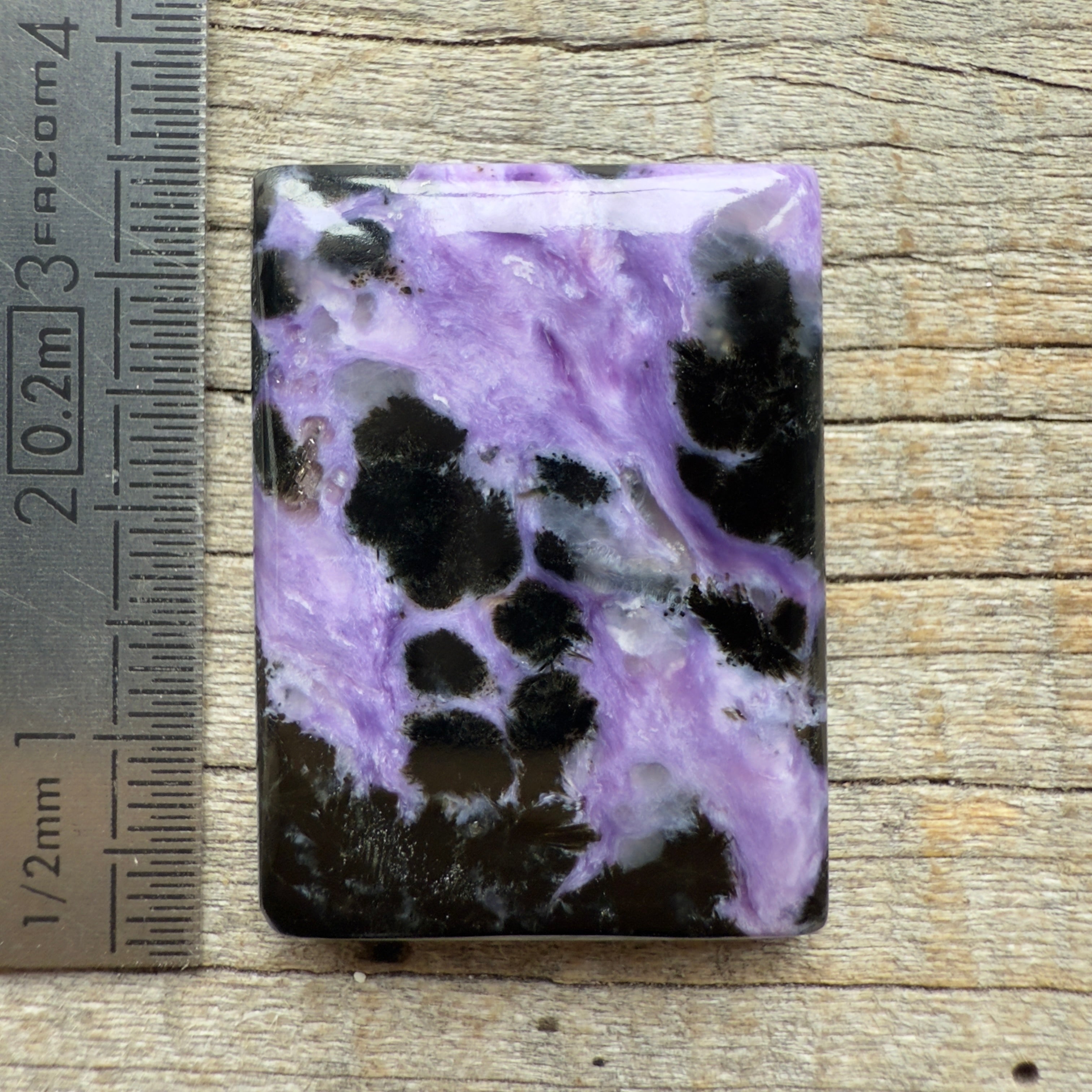 Cabochon Charoïte Aegirine