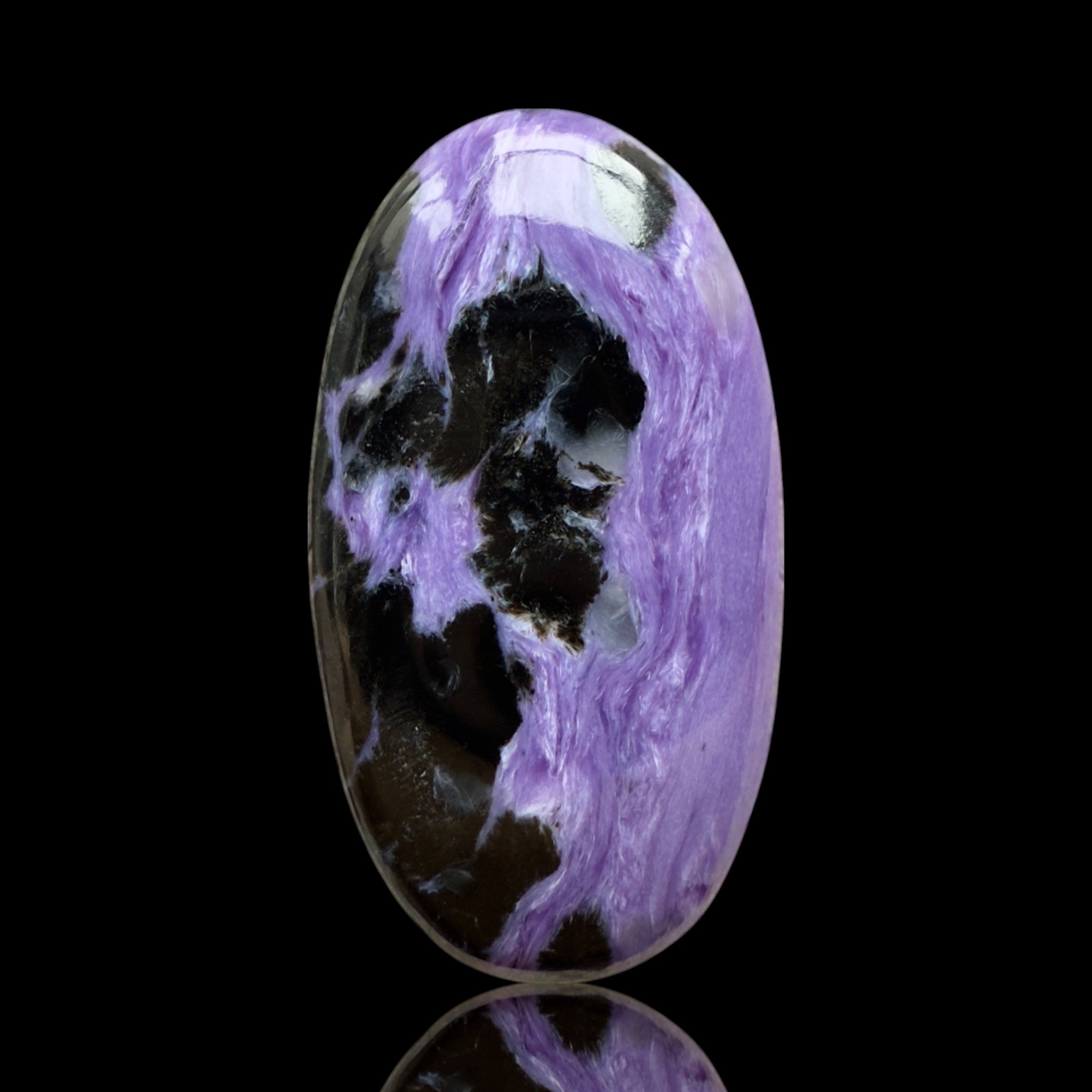 Cabochon Charoïte Aegirine