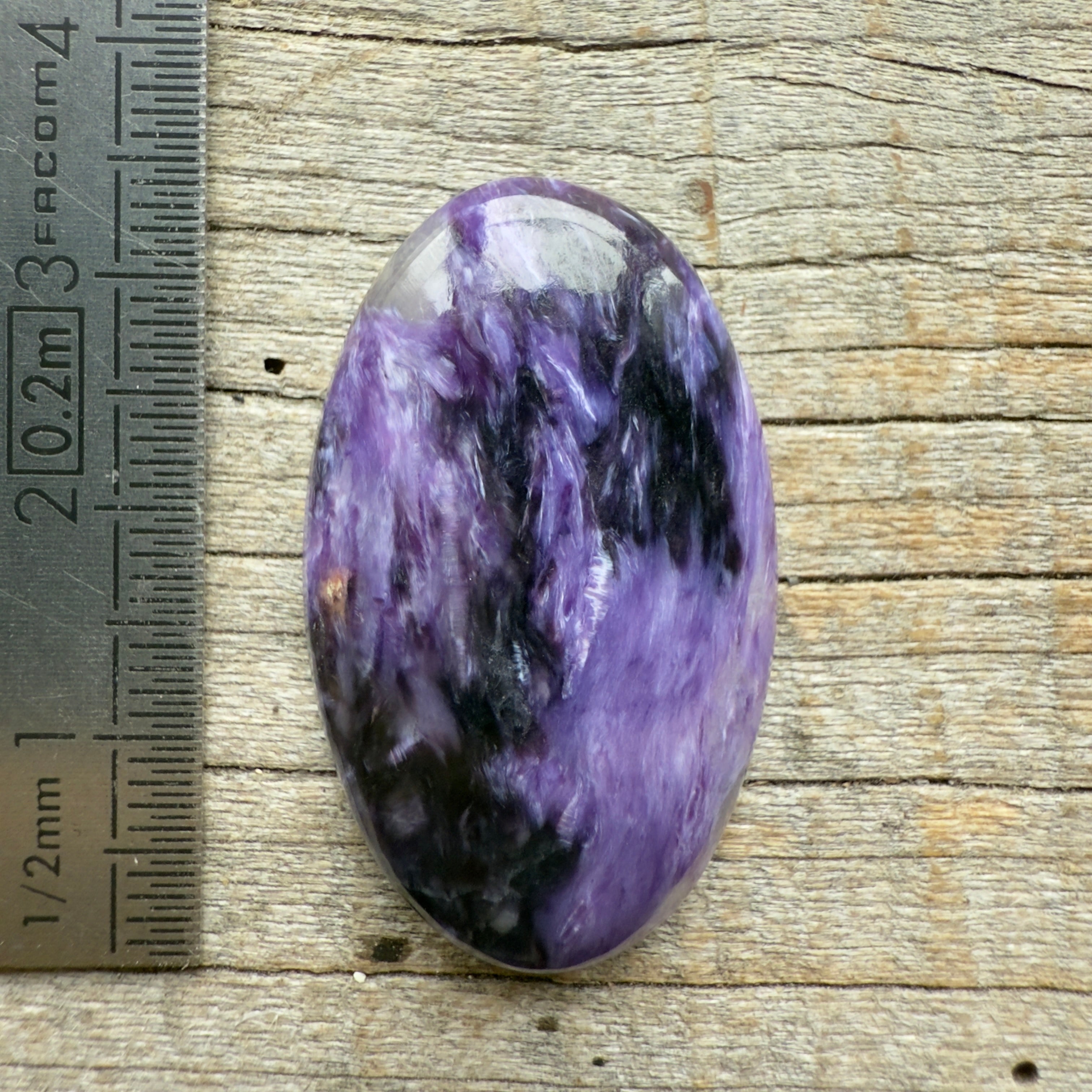 Cabochon Charoïte Aegirine