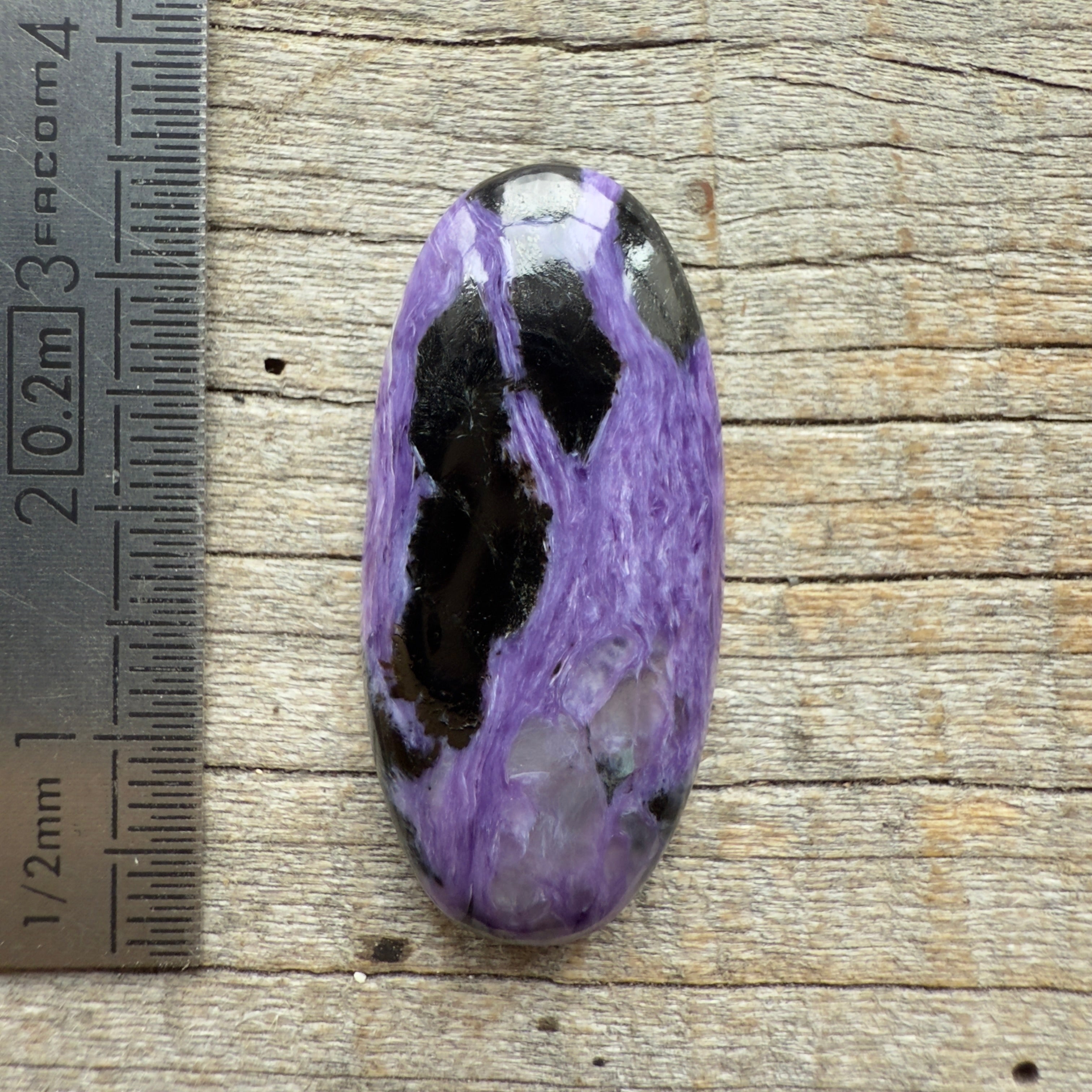 Cabochon Charoïte Aegirine