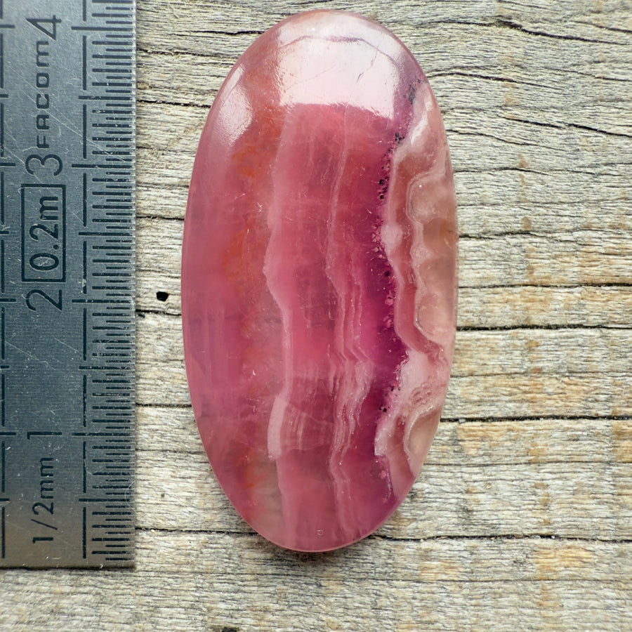 Cabochon Calcite Rose Cobaltifère