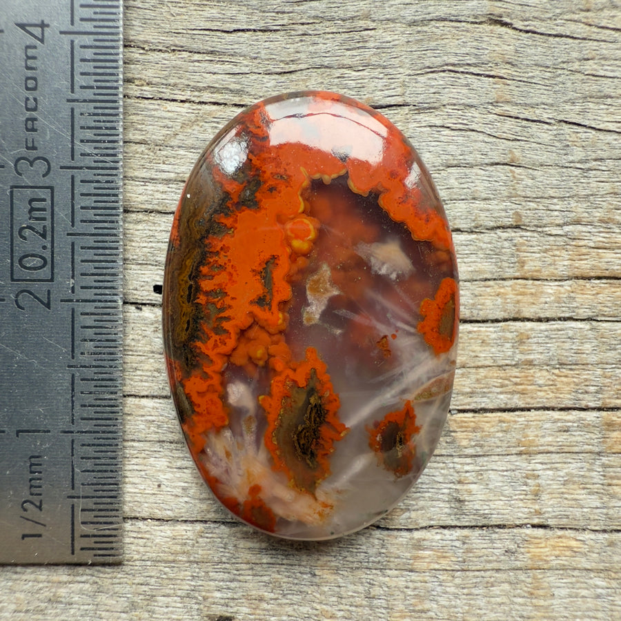 Cabochon Agate Seam