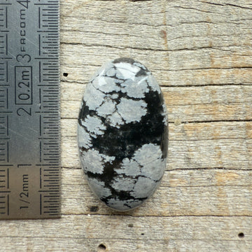 Cabochon Obsidienne Flocon