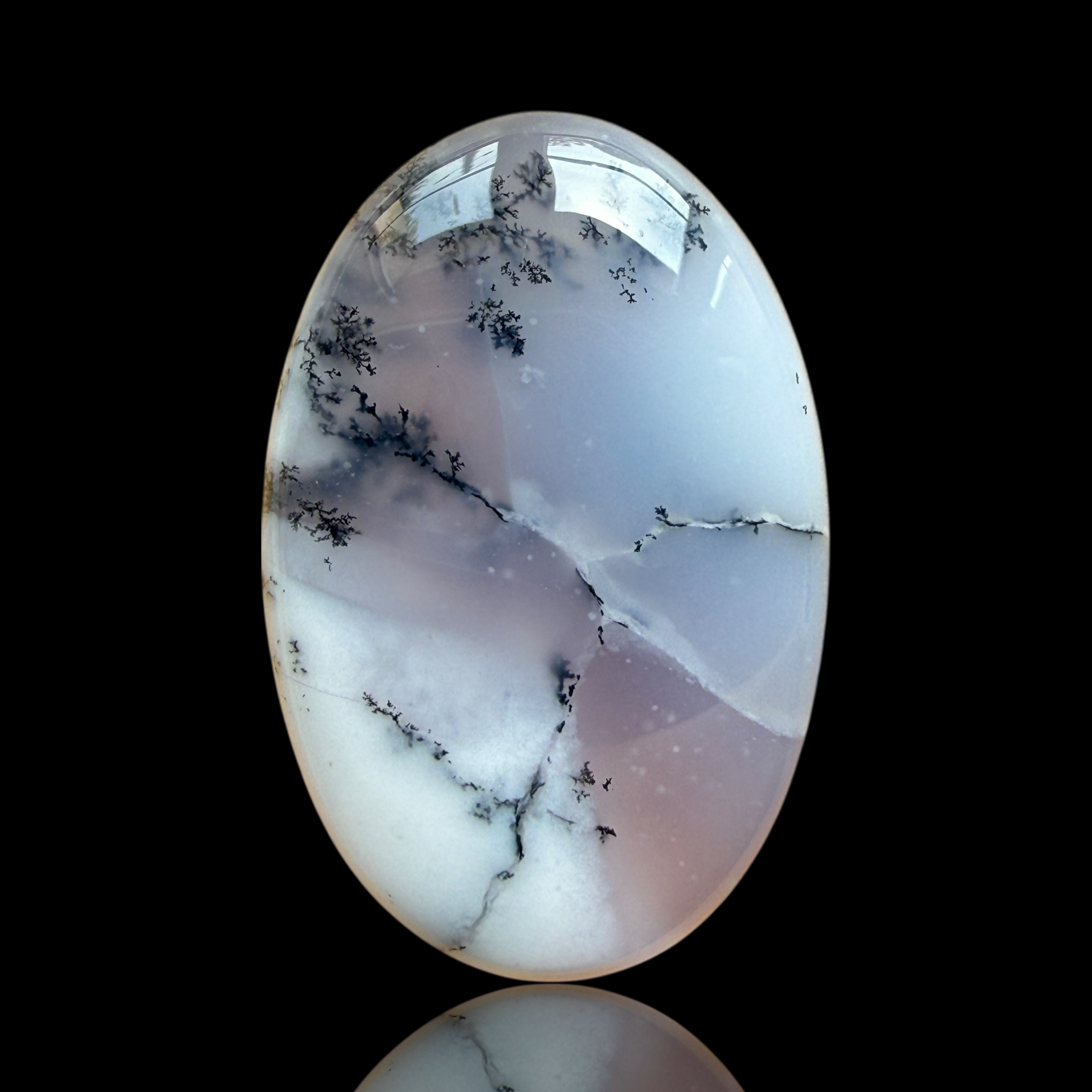 Cabochon Agate Dendritique