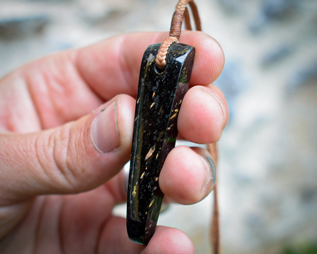 Pendentif Nuummite - Groenland