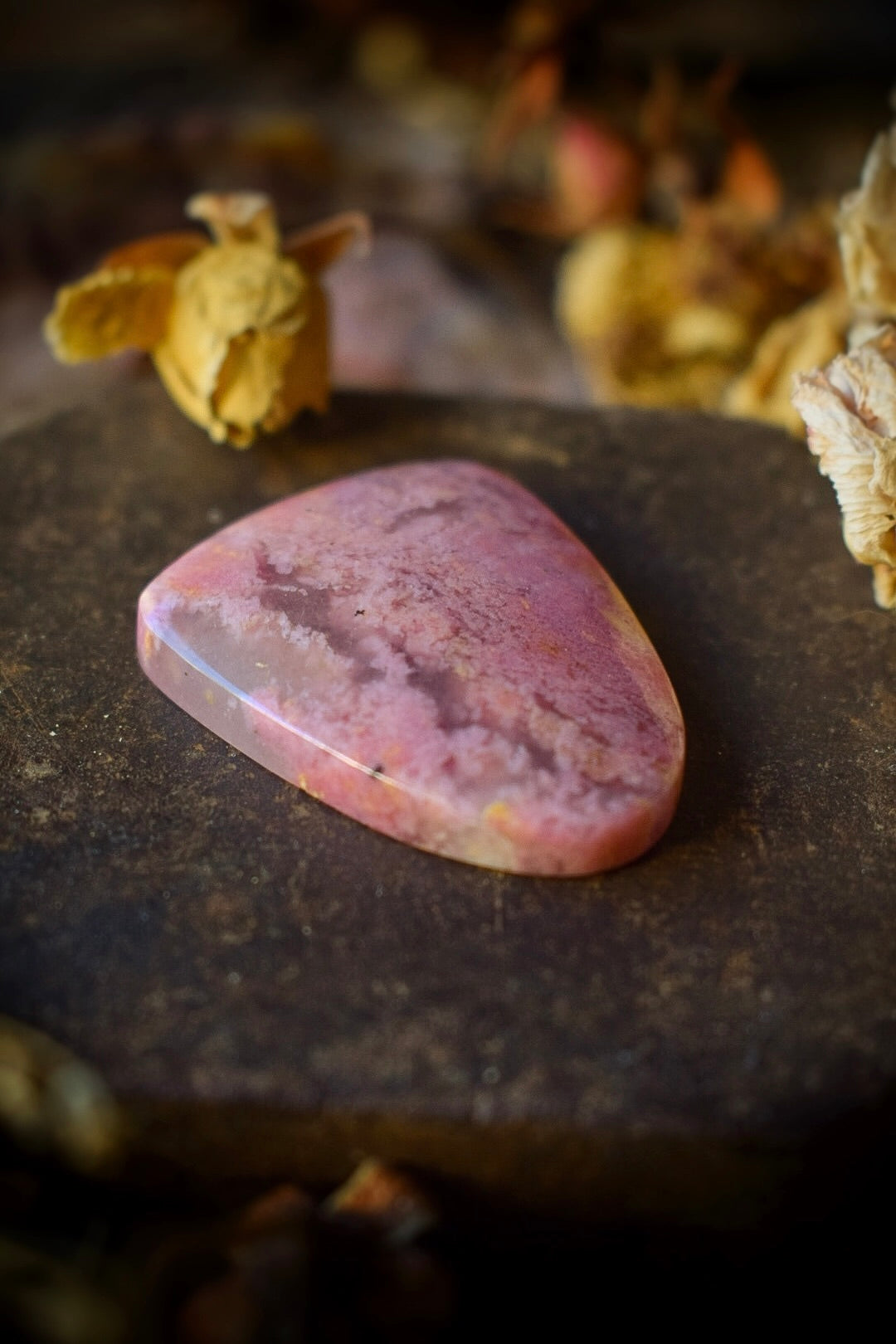 Cabochon Rhodonite - Mont Viso