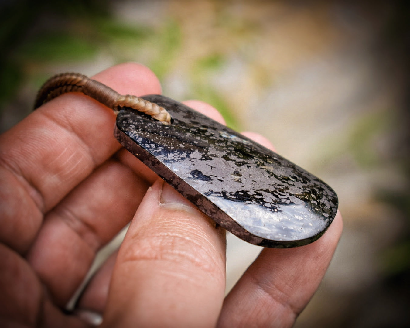 Pendentif Nuummite - Groenland