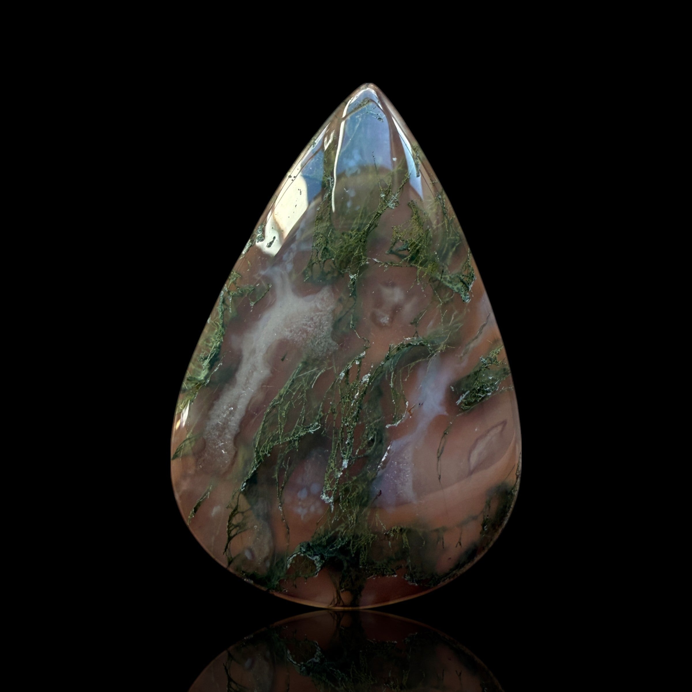 Cabochon Agate Mousse