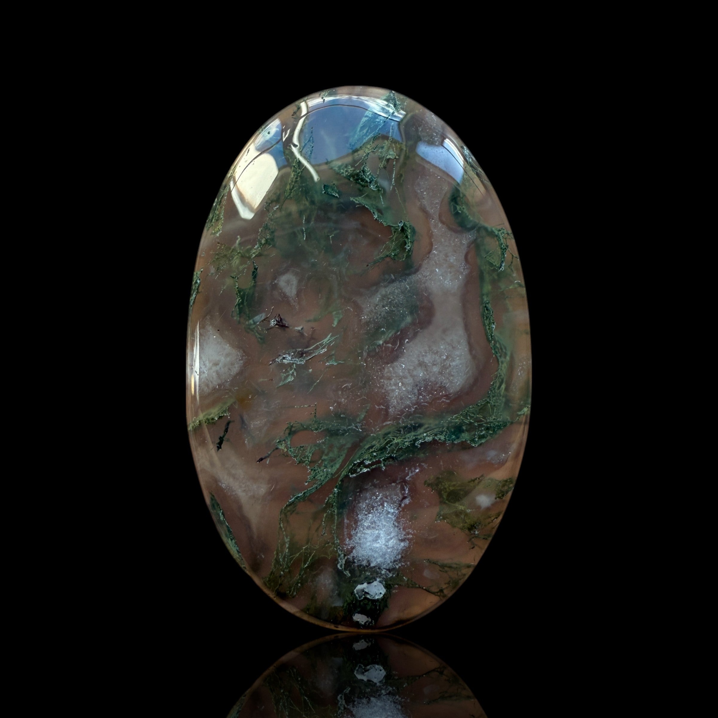 Cabochon Agate Mousse