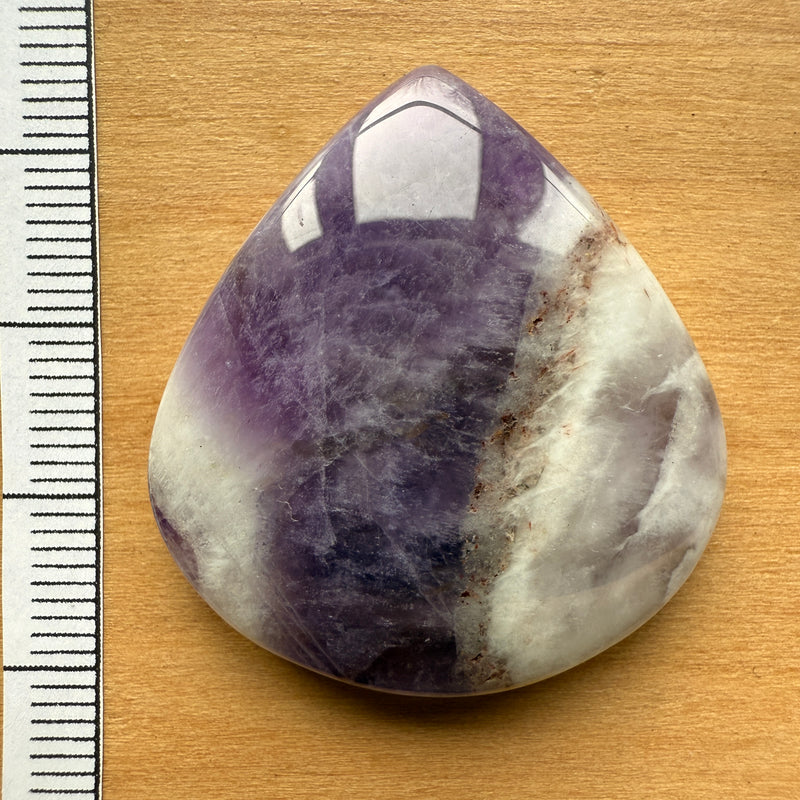 Cabochon Améthyste Chevron